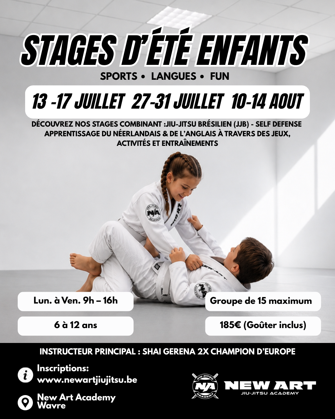 Stages d'été enfants — Sports, langues & fun